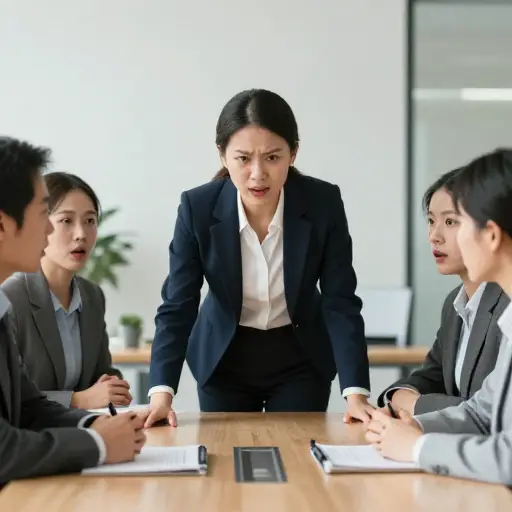 她突然的爆发完全不符合她冷静的举止。