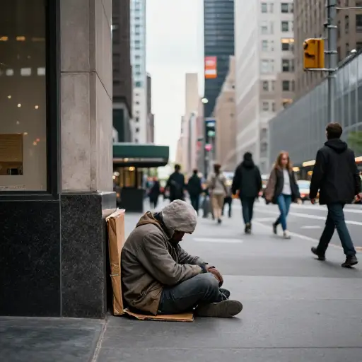 社会保障的忽视使许多人穷困潦倒。