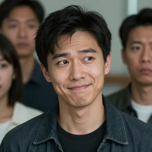 对他这个人，你永远搞不清他是不是在开玩笑。