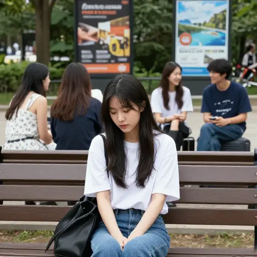 在被朋友们排除在旅行之外后，她深陷于一种强烈的被排斥感中。