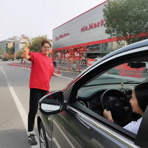 你能顺路捎我一程去超市吗？
