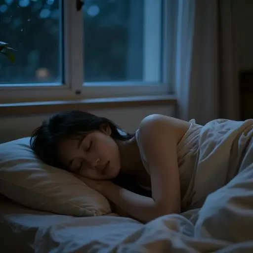 睡眠让她的慢性头痛得到了一些缓解。