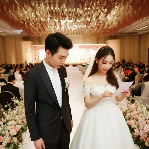这场婚礼让他们花了一大笔钱。