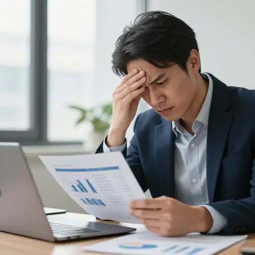 我们发现那份财务报告有些不够准确。