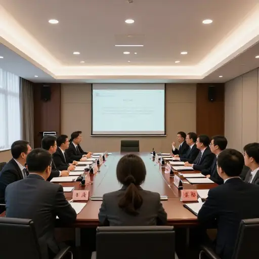 会议在某个酒店或其他地方举行。