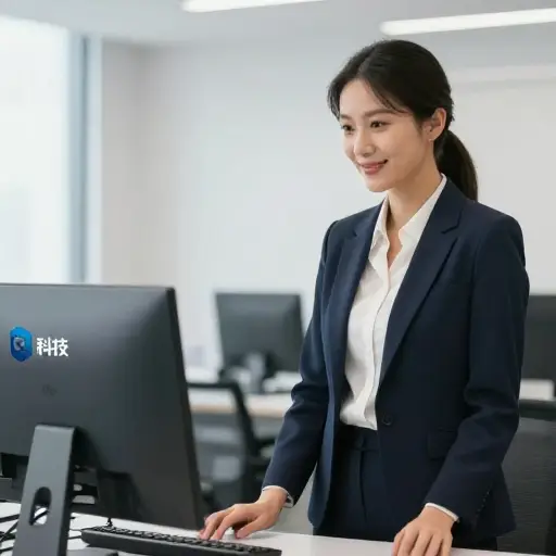 她去年成立了一家新的科技公司。