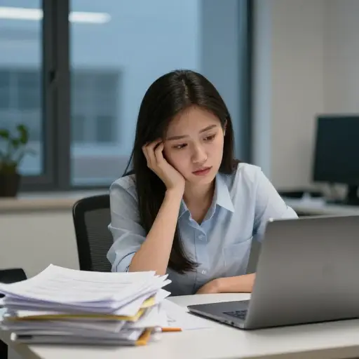 她在截止日期前有大量工作要完成。