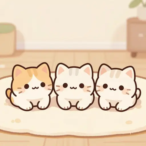 这些小猫还很年幼。