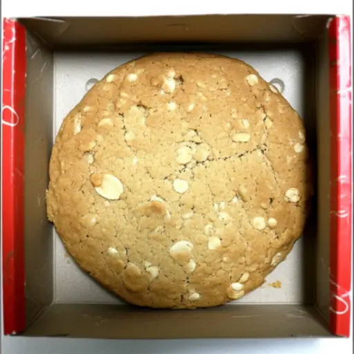 这个盒子里有一块饼干。