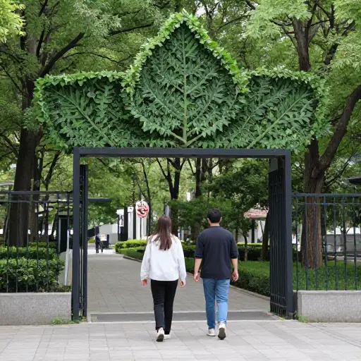 我在公园入口和你见面。