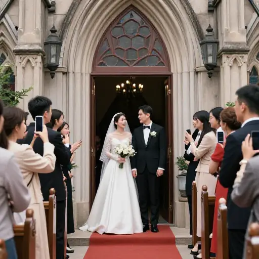 他们的婚姻引起了轰动。
