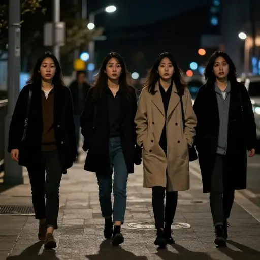 许多女性在夜晚的街道上感到不安全。