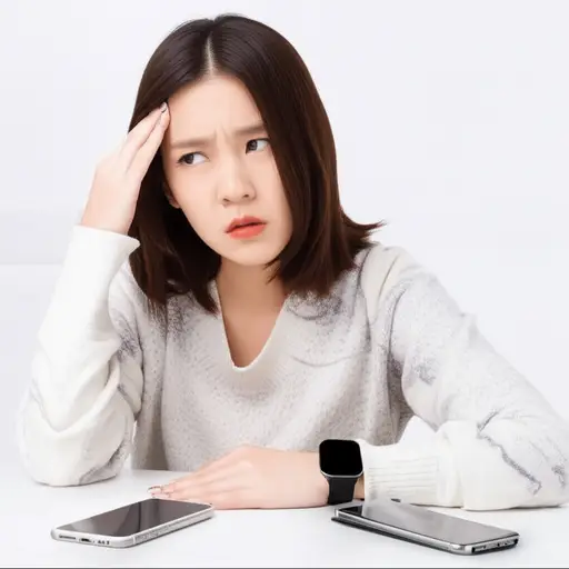 她对最新的科技产品一无所知。