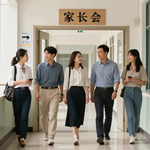学校将家长会的开始时间错开安排，以便家长们能更方便地参加。