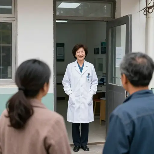 她是我们社区中一位备受尊敬的医生。