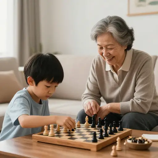 爸妈出差了，我这周暂住在奶奶家。