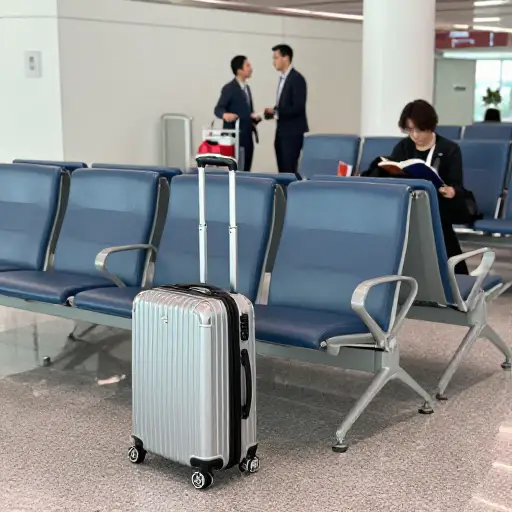 机场广播反复提醒旅客照看好自己的随身行李。