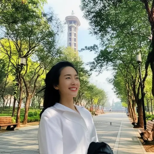 这是我第二次来这个公园。