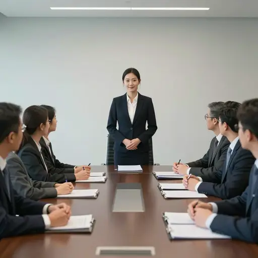 董事会已经为她选定了职位的继任者。