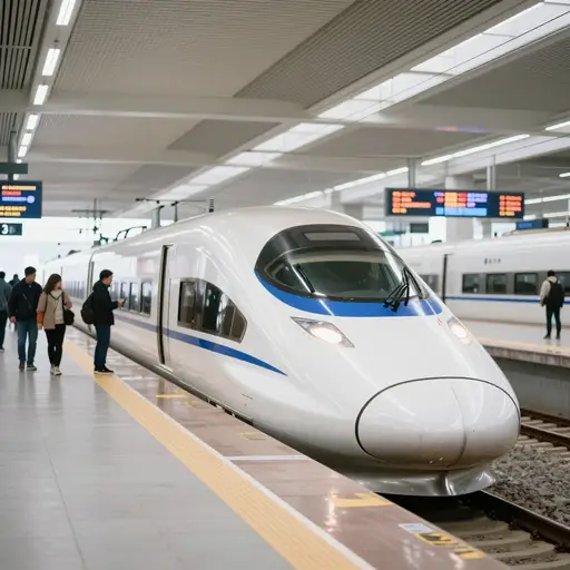 快车每小时从3号站台发车一次。