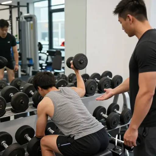我做三组，每组十次。