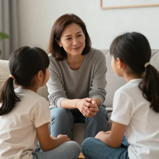 她非常擅长维持家庭内部的和平。