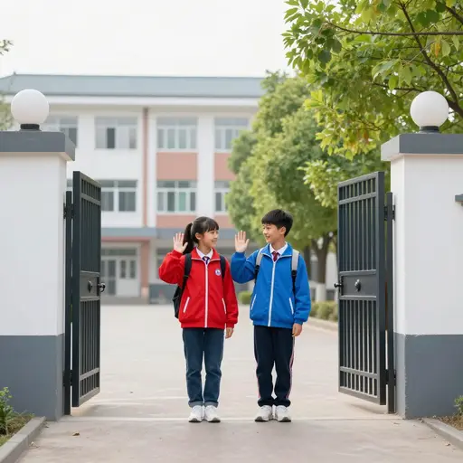 今天早上艾米在学校遇见了迈克。