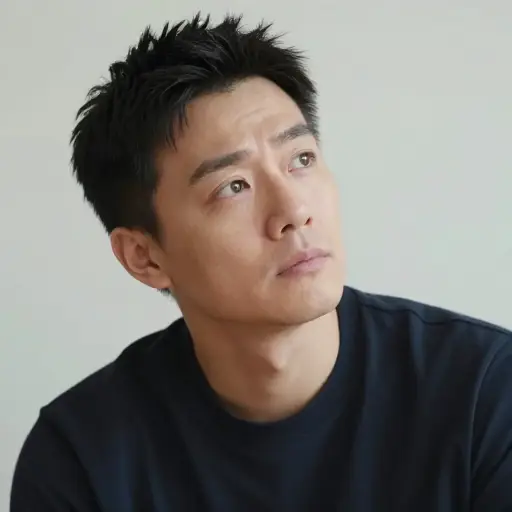 他向后退了一步以便看得更清楚。