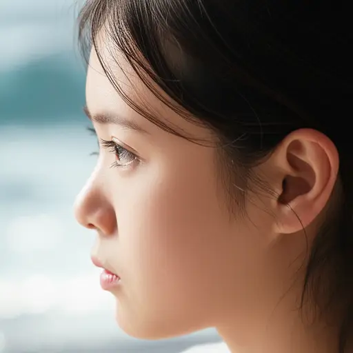 她的眼神中蕴含着深意。