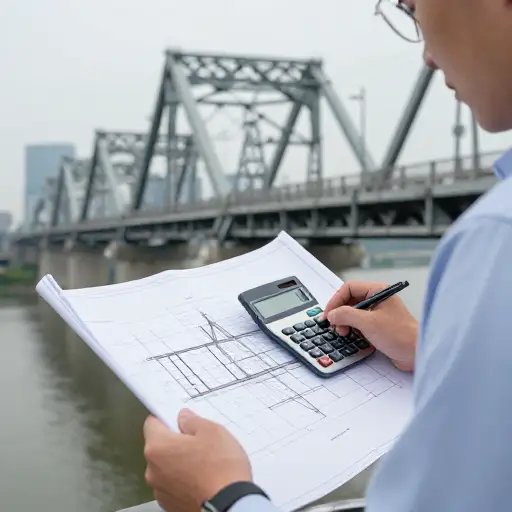 工程师的计算显示桥梁可以承受这个重量。