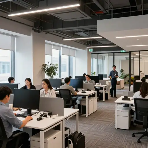 现代工作场所通常采用灵活的工作安排。