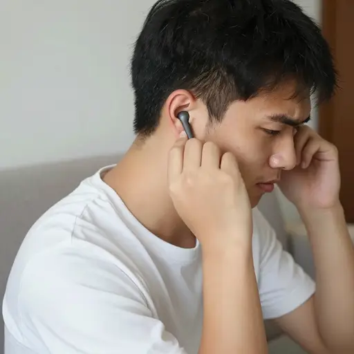 太大声的音乐对耳朵不好。