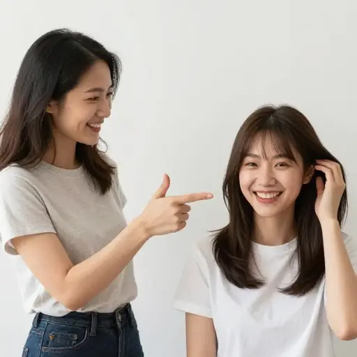她夸了我的新发型。