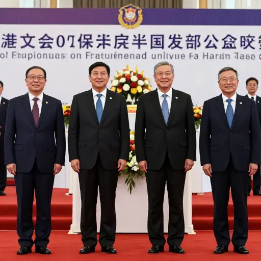 几位重要的政治人物出席了典礼。