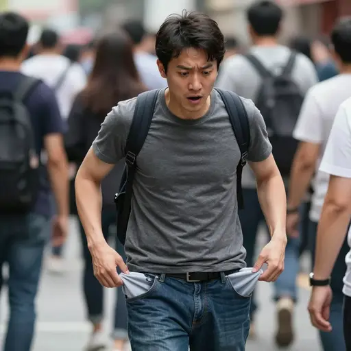 他的身份证被偷了。