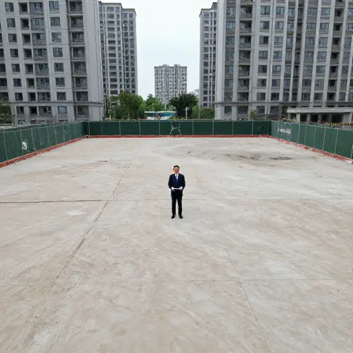 那名建筑开发商买下了那块空地来建造新公寓。