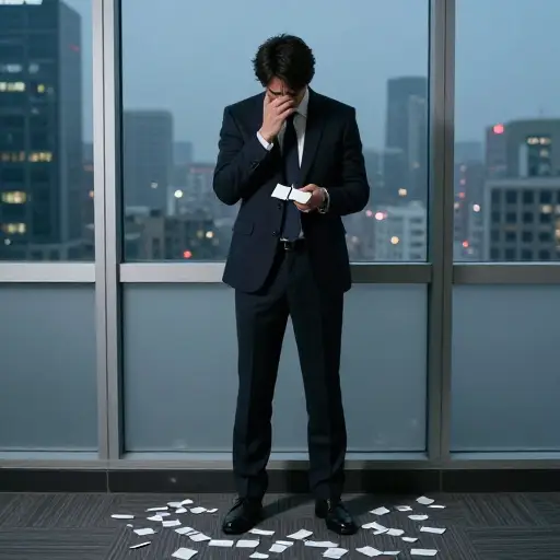 为他的不诚实付出声誉的代价是沉重的。