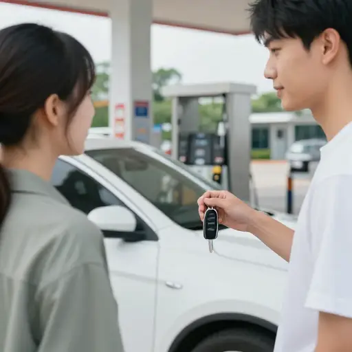 你可以用车，只要你之后把油箱加满。