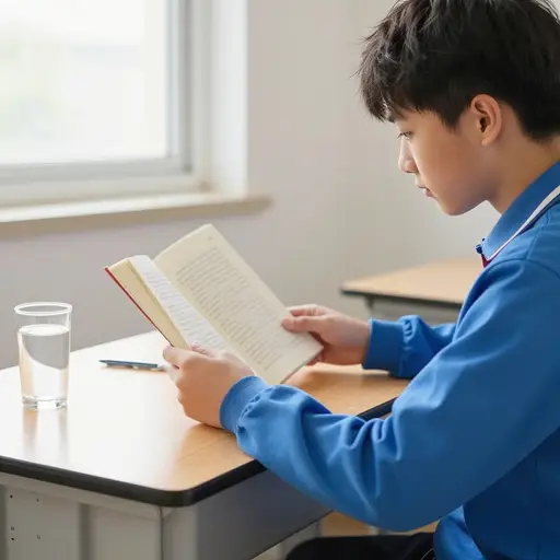 我在读书。