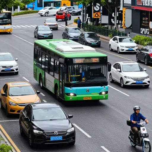 这座城市的主要交通工具是，即公共汽车、汽车、自行车和摩托车。
