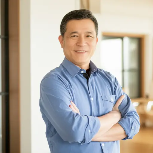 这是我爸爸，李先生。