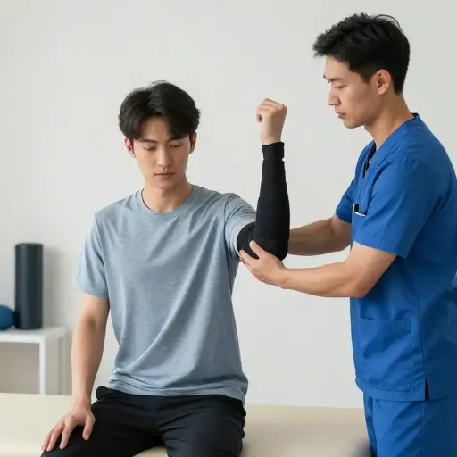 他正在接受物理治疗以从伤病中恢复。