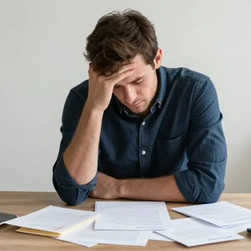 当他的手稿被一再拒绝时，这位作家陷入了被拒绝的情绪中。