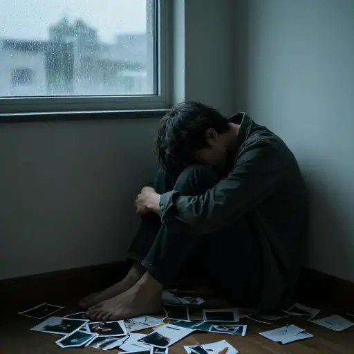 分手后他彻底崩溃了。