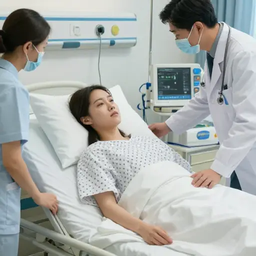 她进行了流产手术。