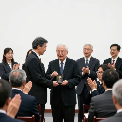 这位著名物理学家被选为科学院院士。