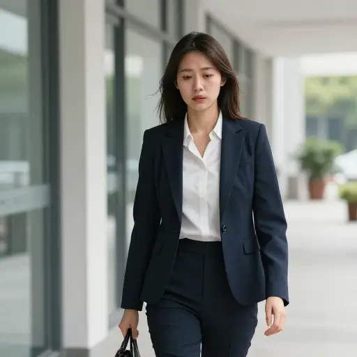 那场面试一定很难——她出来时脸都白了。