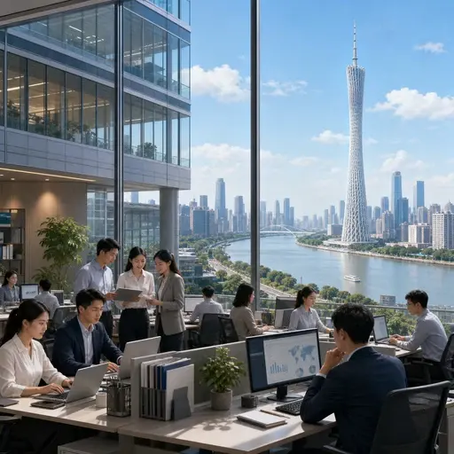 这家公司总部设在广州。