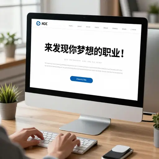 广告的标题'来发现你梦想的职业！'吸引了我的注意。