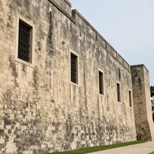 旧时这座建筑曾是一所监狱。